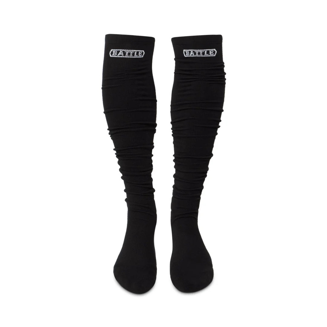 Battle Senior Long Football Socks black