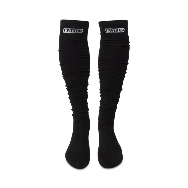 Battle Senior Long Football Socks black