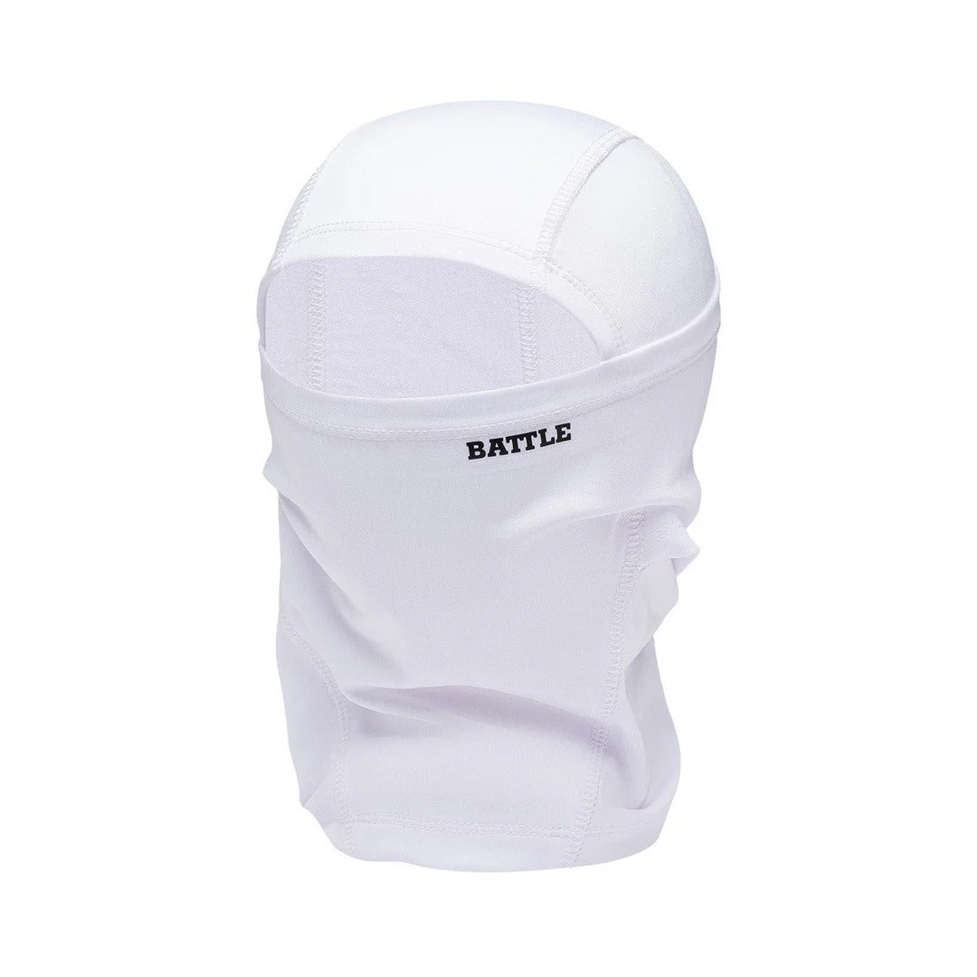 Battle Senior Shiesty Performance Football Mask white
