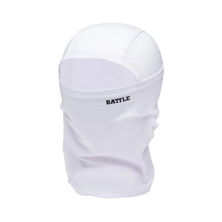 Battle Senior Shiesty Performance Football Mask white