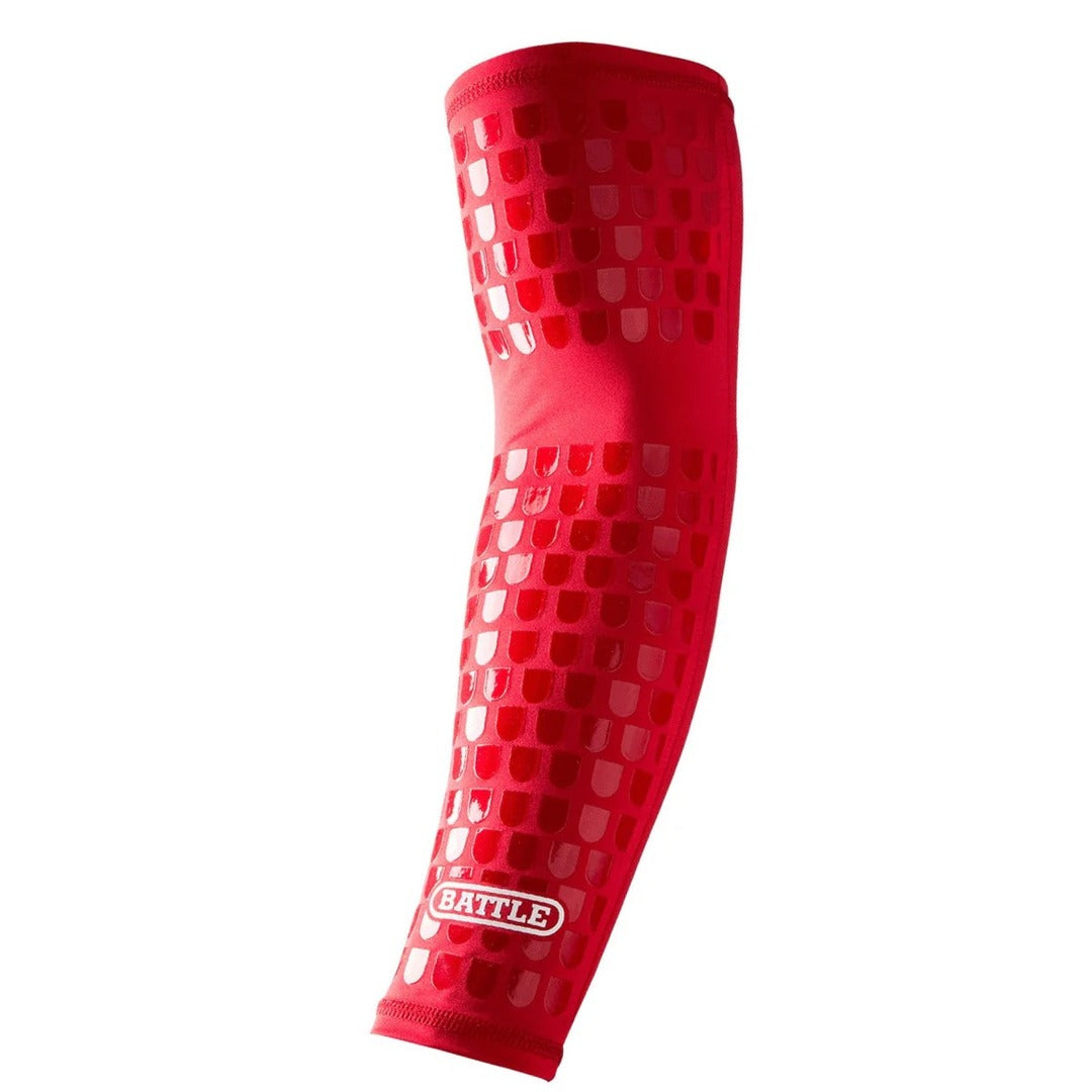 Battle Senior Ultra-Stick Football Arm Sleeve red