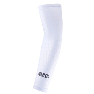 Battle Senior Ultra-Stick Football Arm Sleeve white