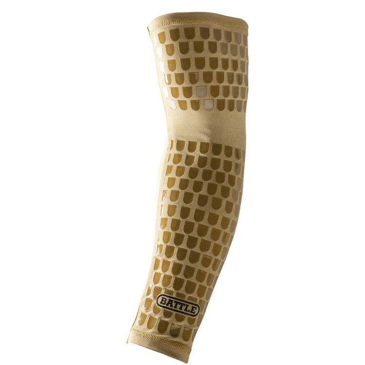 Battle Youth Ultra-Stick Football Arm Sleeve gold