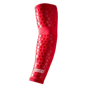 Battle Youth Ultra-Stick Football Arm Sleeve red