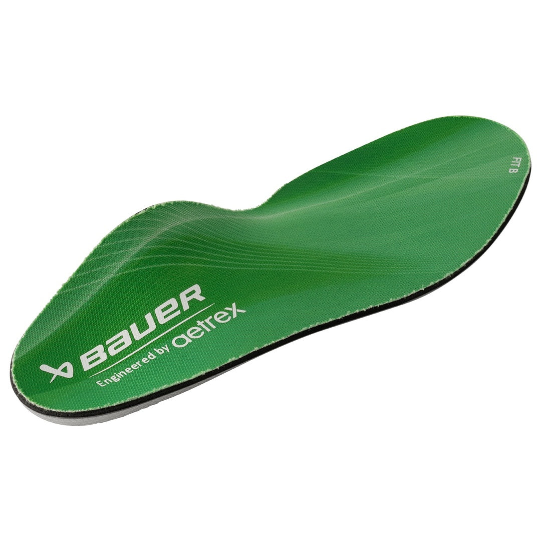 Bauer Aetrex Youth Neutral Off Ice Insole green