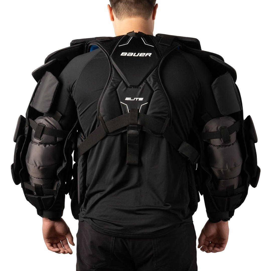 Bauer Intermediate Elite Hockey Goalie Chest and Arm Protector black