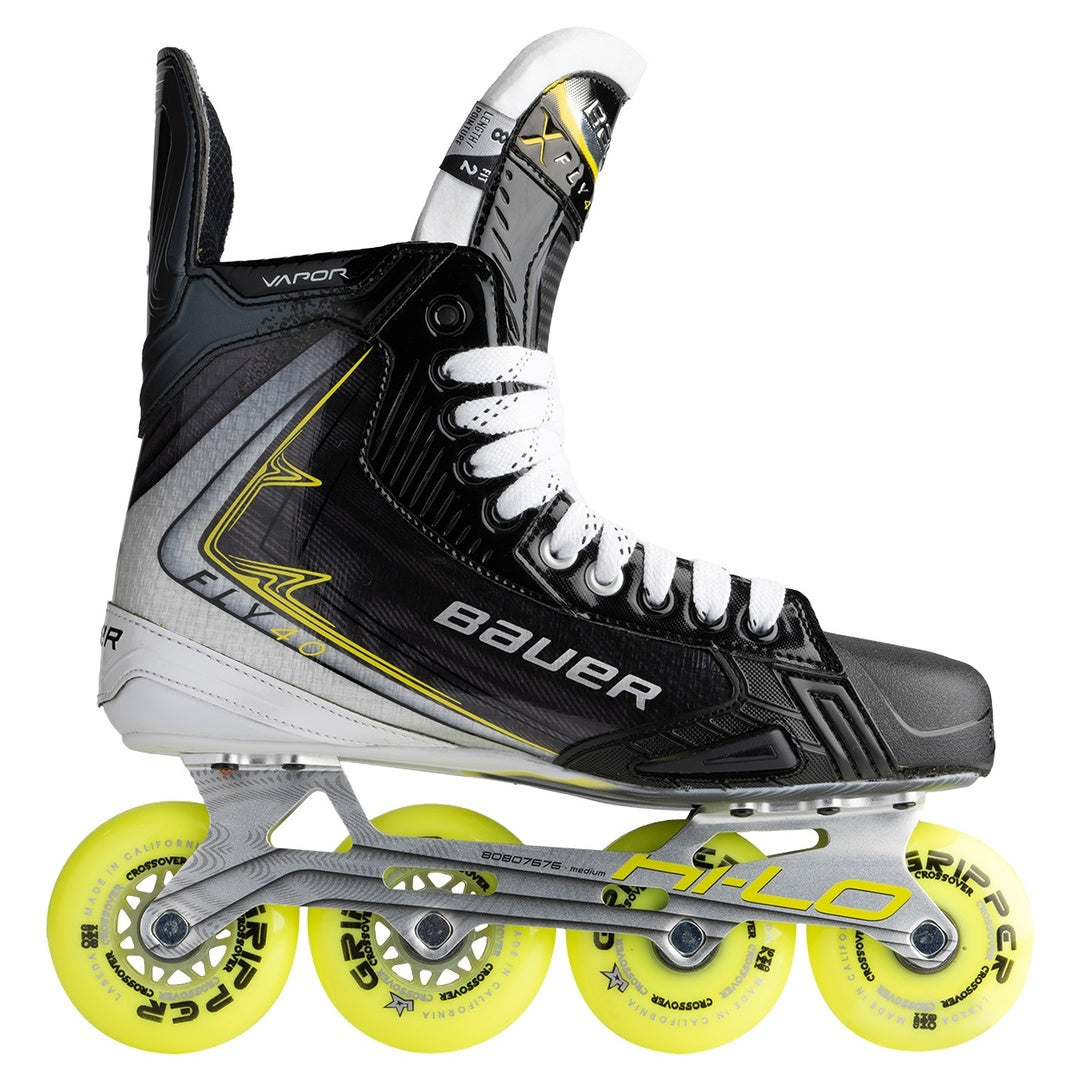 Bauer Intermediate FLY40 RH Inline Hockey Skate black/grey/yellow