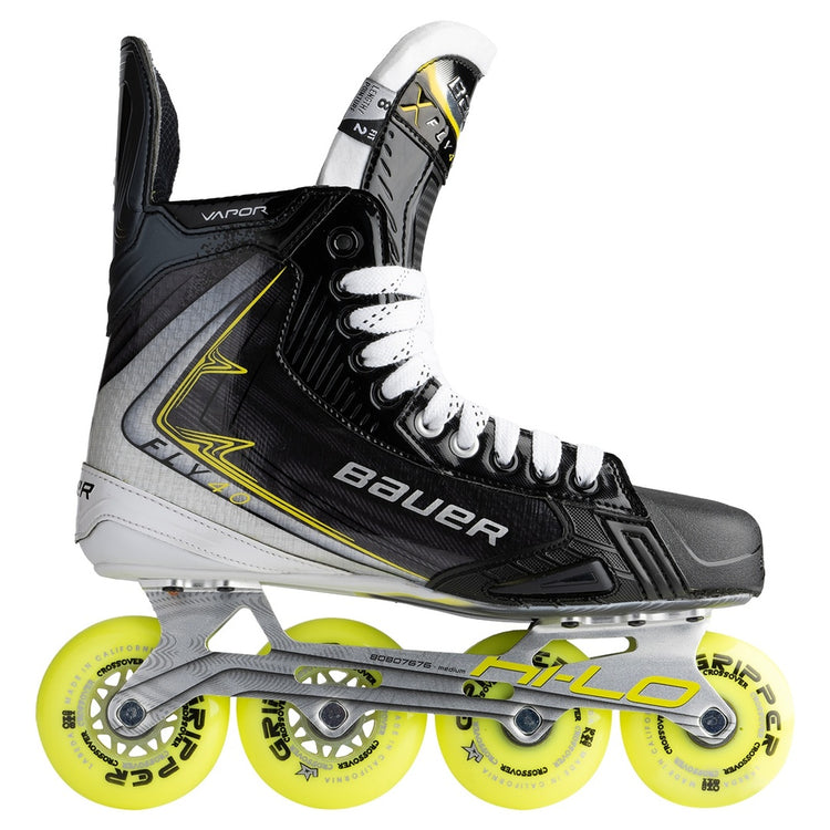 Bauer Intermediate FLY40 RH Inline Hockey Skate black/grey/yellow