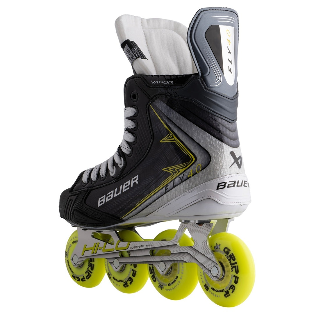 Bauer Intermediate FLY40 RH Inline Hockey Skate black/grey/yellow