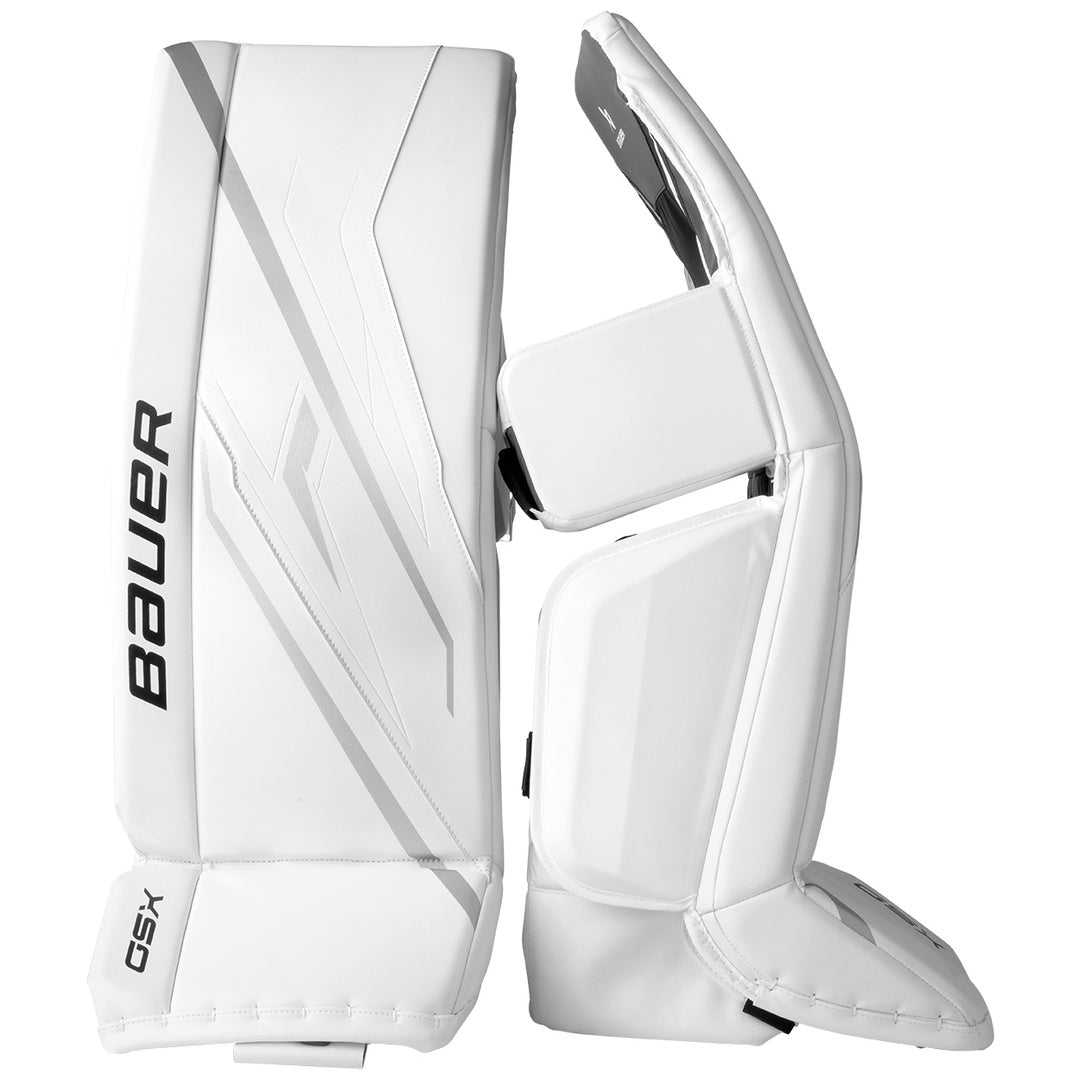 Bauer Intermediate GSX Hockey Goalie Pad white