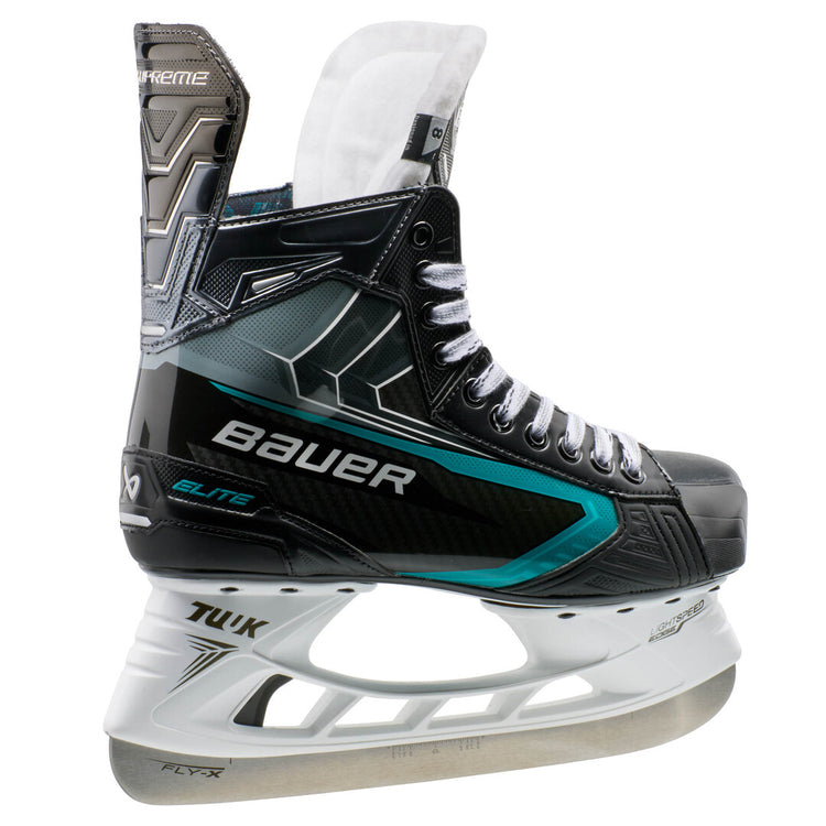 Bauer Intermediate Supreme Elite Hockey Player Skates black/teal