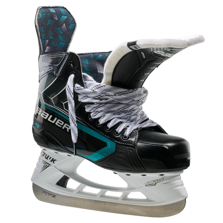 Bauer Intermediate Supreme Elite Hockey Player Skates black/teal