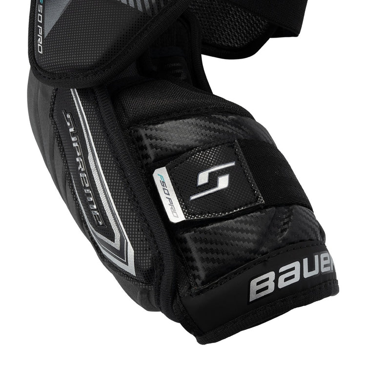 Bauer Intermediate Supreme F50 Pro Hockey Player Elbow Pad black