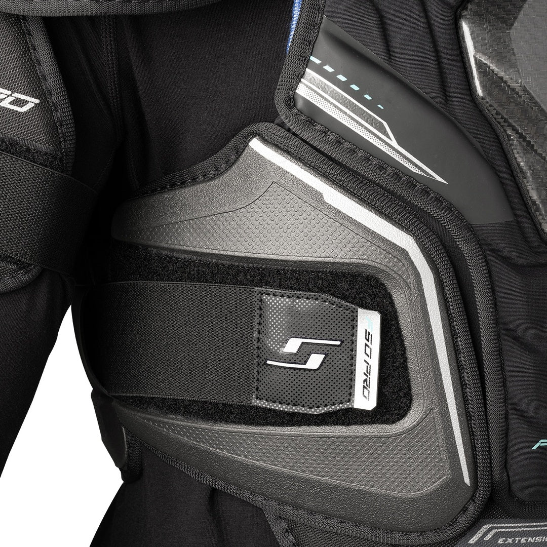 Bauer Intermediate Supreme F50 Pro Hockey Player Shoulder Pad black