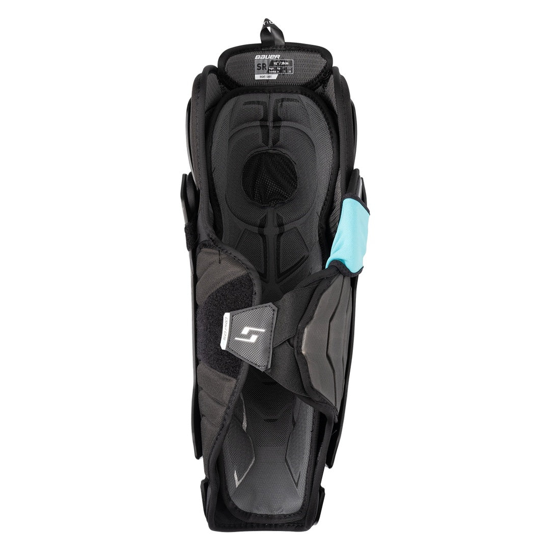Bauer Intermediate Supreme F50 Pro Hockey Player Shin Guard black