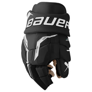 Bauer Intermediate Supreme F50 Pro Hockey Gloves black white