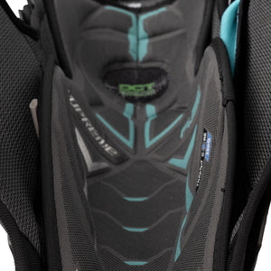 Bauer Intermediate Supreme Fuse Hockey Player Shin Guard silver/black