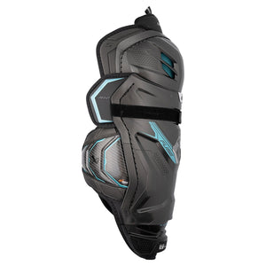 Bauer Intermediate Supreme Fuse Hockey Player Shin Guard silver/black
