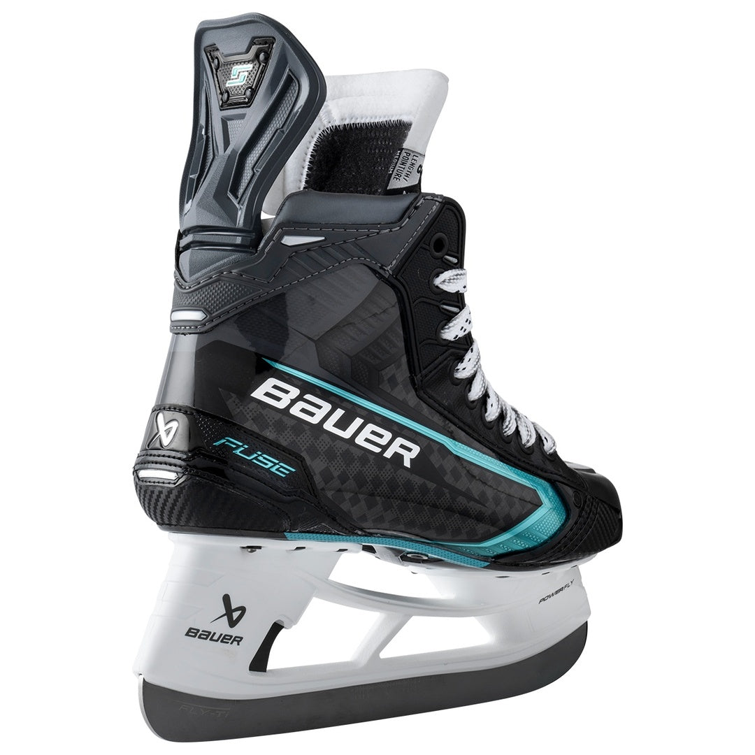 Bauer Intermediate Supreme Fuse Hockey Player Skates black/teal