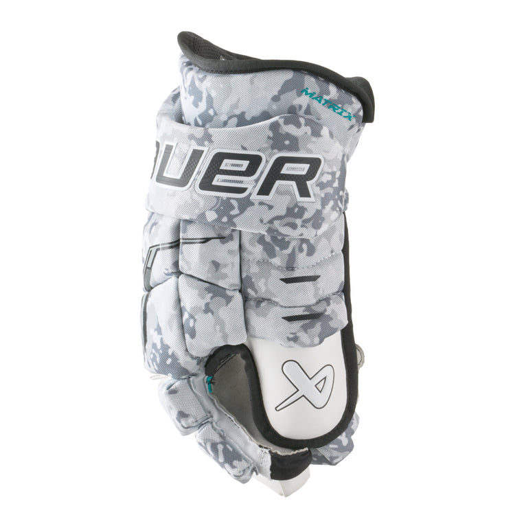 Bauer Intermediate Supreme Matrix Hockey Player Gloves Camo