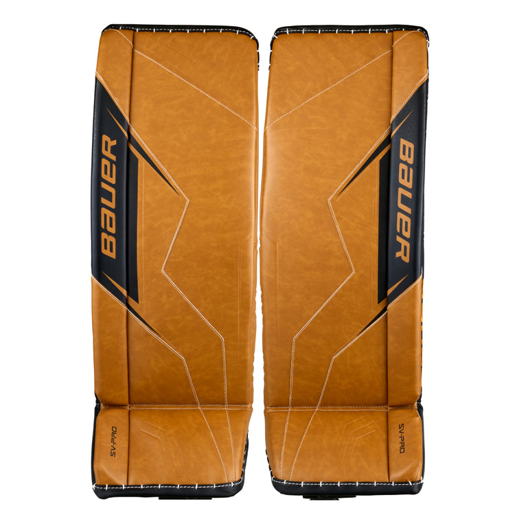 Bauer Intermediate SV-Pro Hockey Goalie Pad Tan/Brown