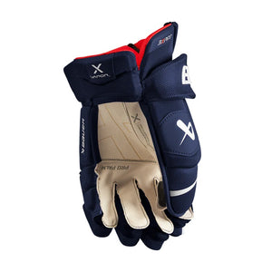 Bauer Intermediate Vapor 3X PRO Hockey Player Gloves navy blue