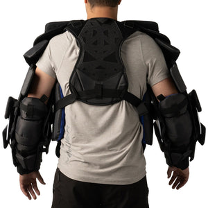 Bauer Intermediate Vapor Flylite Hockey Goalie Chest and Arm Protector black/ white