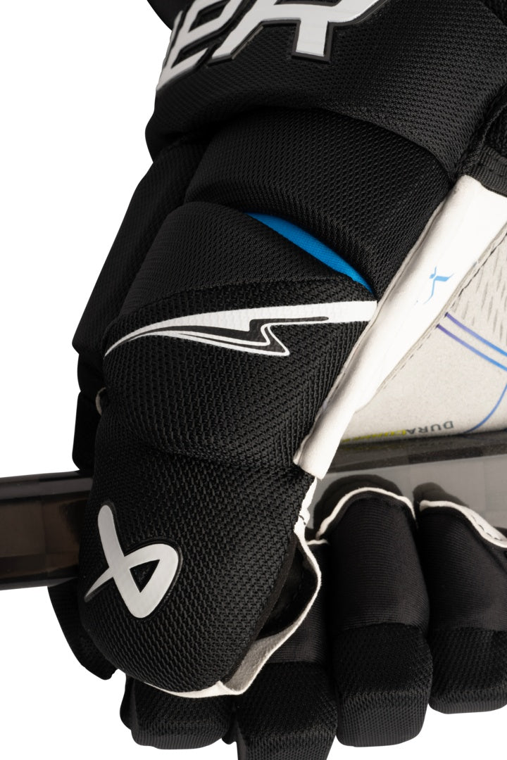 Bauer Intermediate Vapor FLYLITE Hockey Player Gloves black white
