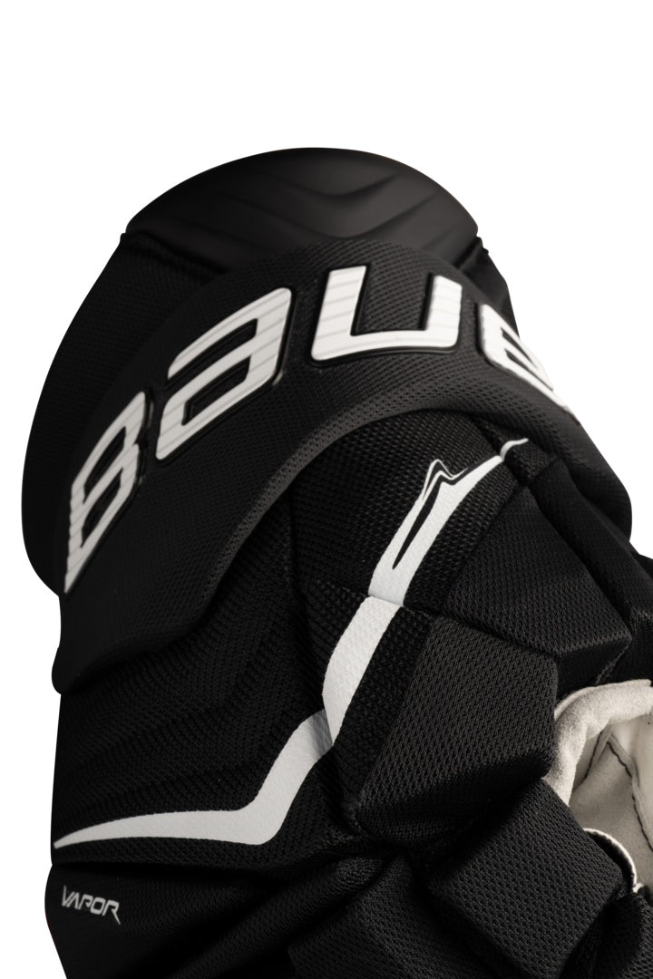 Bauer Intermediate Vapor FLYLITE Hockey Player Gloves black white