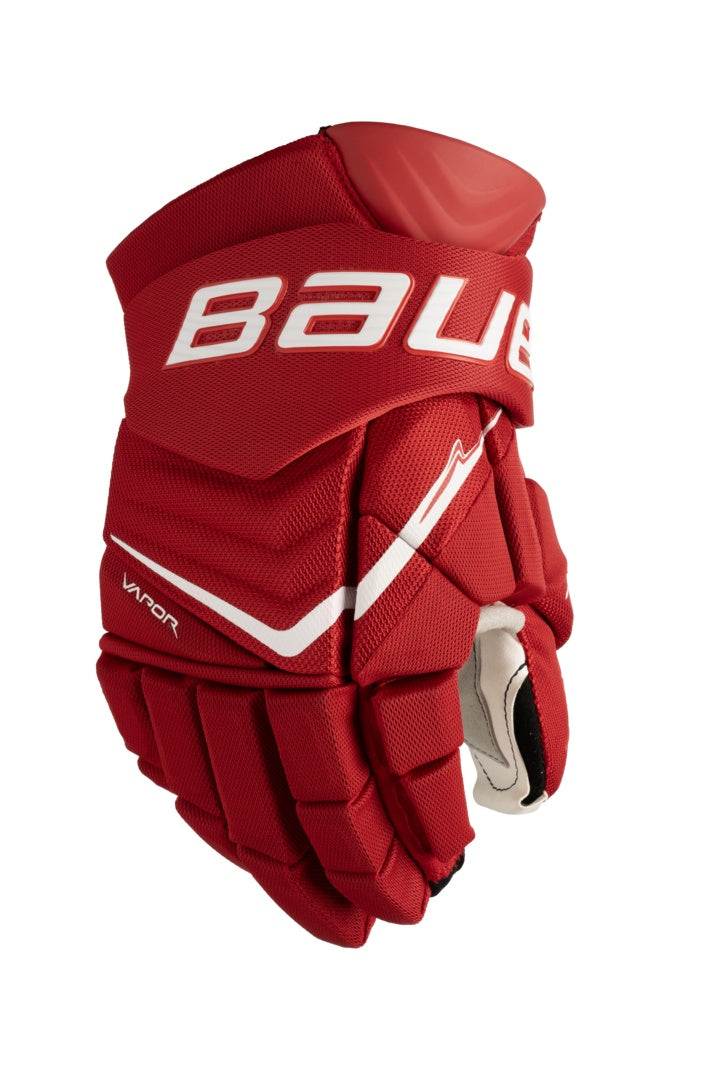 Bauer Intermediate Vapor FLYLITE Hockey Player Gloves red