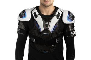Bauer Intermediate Vapor FLYLITE Hockey Player Shoulder Pads white black