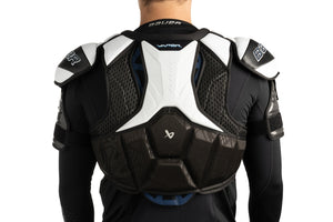 Bauer Intermediate Vapor FLYLITE Hockey Player Shoulder Pads white black