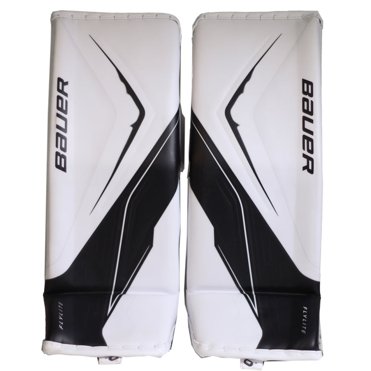 Bauer Intermediate Vapor FlyLite USC Spec Hockey Goalie Pad White/Black
