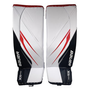 Bauer Intermediate Vapor X5 Pro Custom Hockey Goalie Pad White Black Red