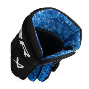 Bauer Intermediate X Hockey Gloves black blue