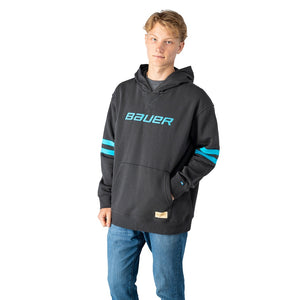 BAUER Junior Fuse Novelty Hoodie black/blue