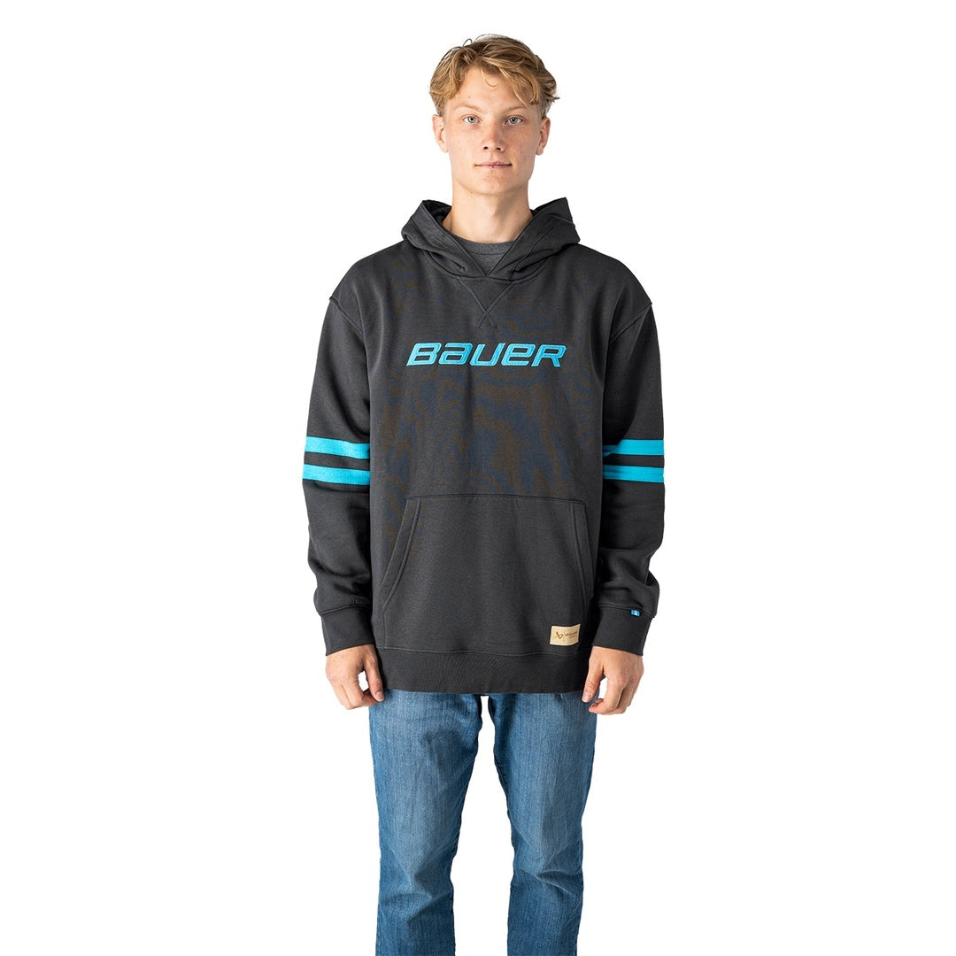 BAUER Junior Fuse Novelty Hoodie black/blue