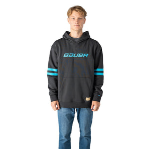 BAUER Junior Fuse Novelty Hoodie black/blue