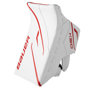 Bauer Junior GSX Hockey Goalie Blocker White/Red