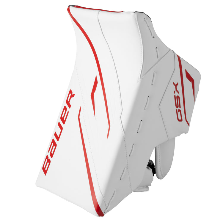 Bauer Junior GSX Hockey Goalie Blocker White/Red