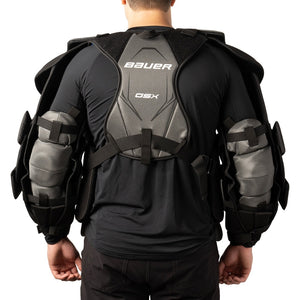 Bauer Junior GSX Hockey Goalie Chest and Arm Protector grey/black