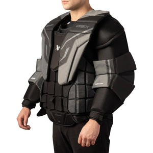 Bauer Junior GSX Hockey Goalie Chest and Arm Protector grey/black