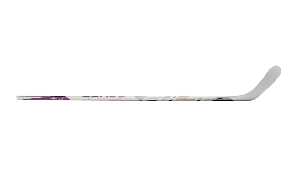 Bauer Junior Pulse 2 White Hockey Stick white purple silver
