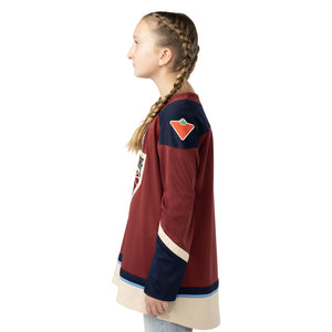 BAUER Junior PWHL Montreal Victoire Home Jersey burgundy