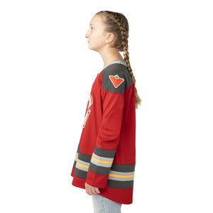 BAUER Junior PWHL Ottawa Charge Home Jersey red