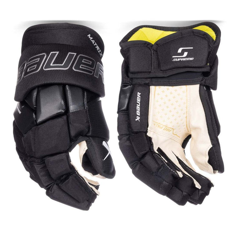 Bauer Junior Supreme MATRIX Hockey Player Gloves black