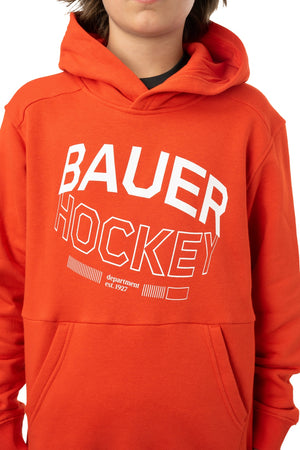 BAUER Junior Ultimate Hoodie red