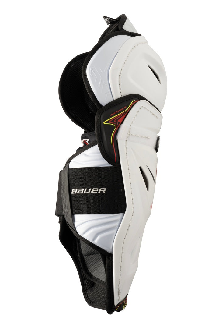 Bauer Junior Vapor FLYPRO Hockey Player Shin Guards white