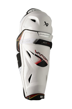 Bauer Junior Vapor FLYPRO Hockey Player Shin Guards white