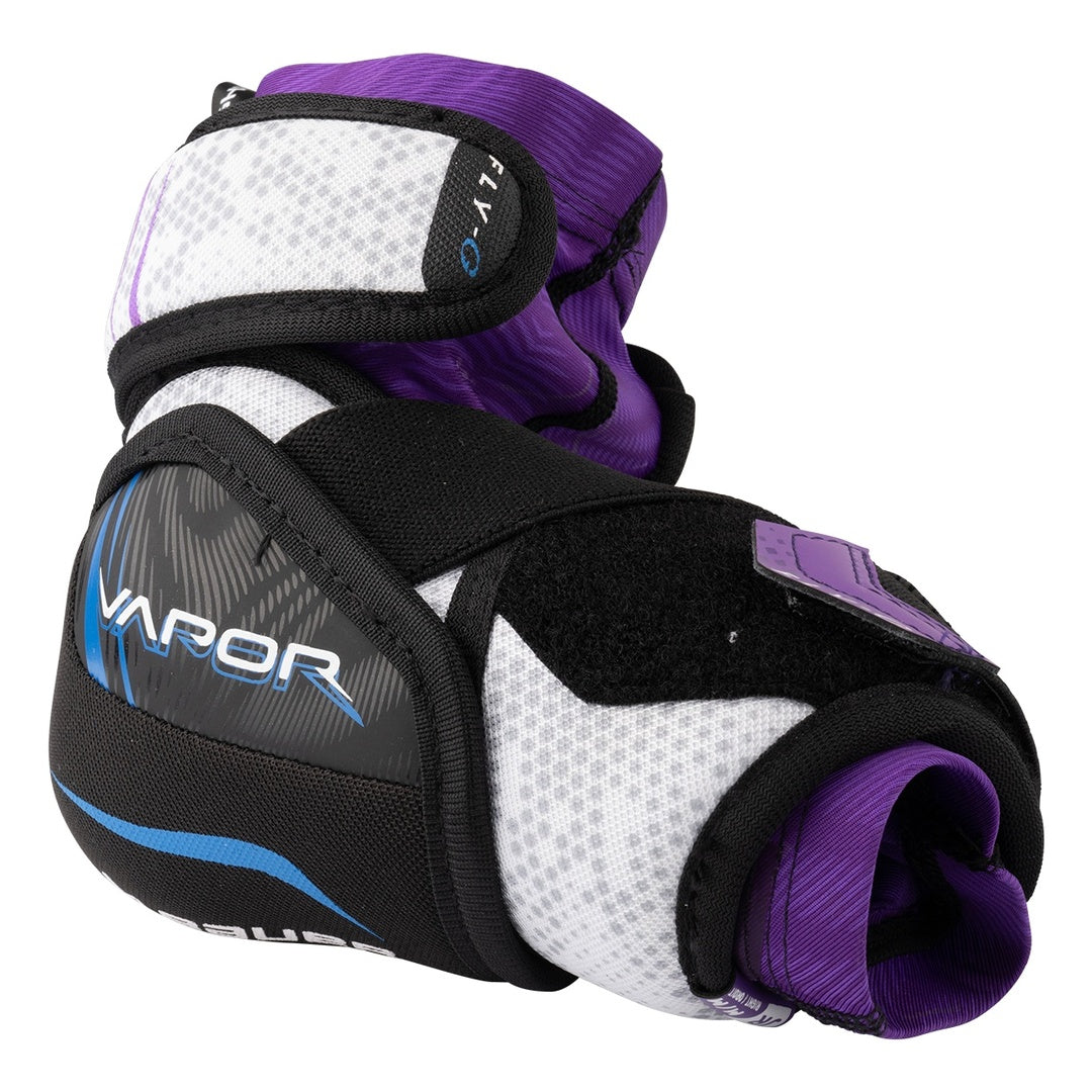 Bauer Junior Women's Vapor Fly-G Hockey Player Elbow Pad black/white/purple